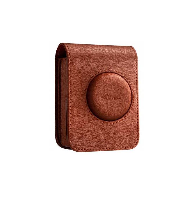 Pokrowiec na aparat Instax Mini EVO brązowy