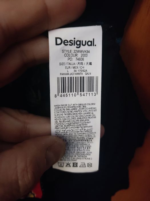 Vestido original da Desigual. Novo