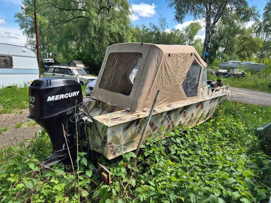 Катер Прогресс4 + Mercury 60  4T