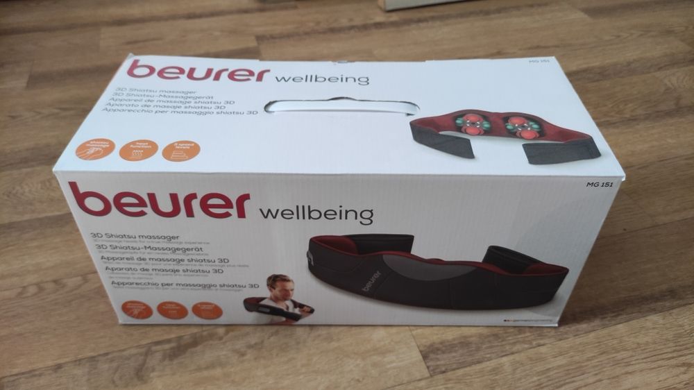 Массажёр, пояс Beurer MG 151, срочно,оригинал, немецкое кач.,новый, ши