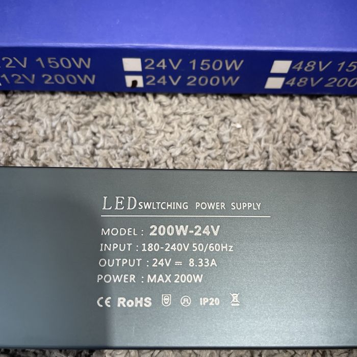 Sterownik zasilacza LED transformator 200W-24V IP20 (3)