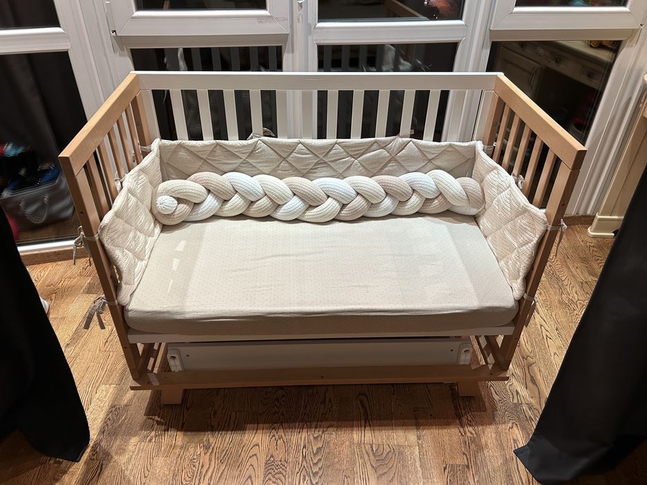 НОВЕ!!!Дитяче ліжечко Veres з маятником + матрац Aloe Vera