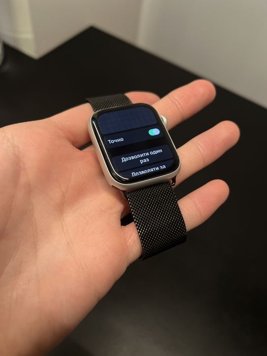 Apple Watch SE 44mm black/silver 100% батарея!