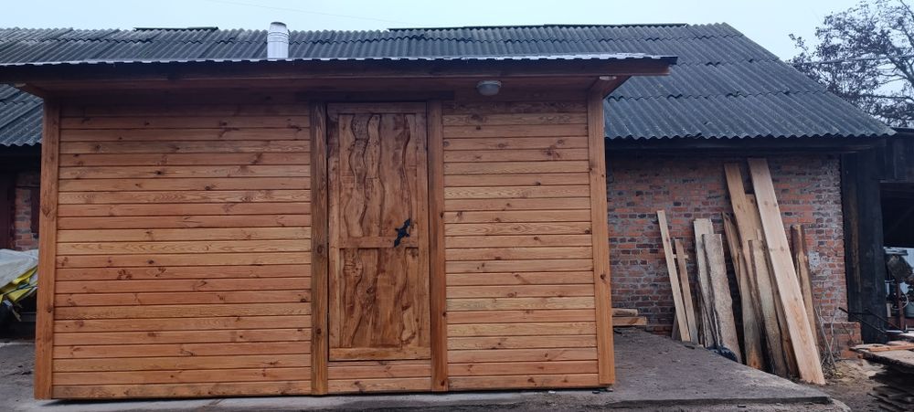 Сауна на дровах. 2450*4050