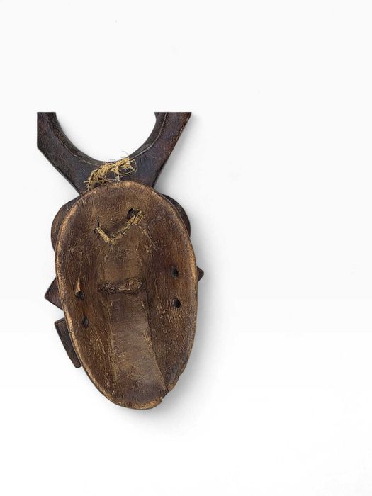 Máscara Africana Tribal Madeira – 35 cm – Esculpida à Mão