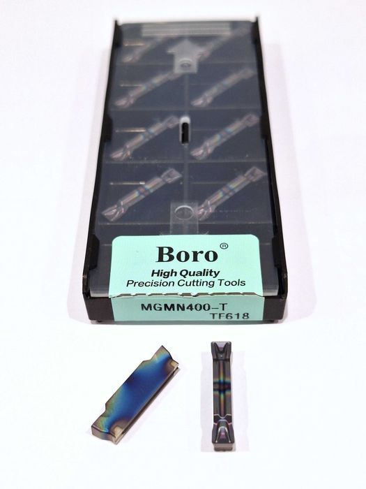 Listwa przecinak + płytki tokarskie MGMN 3mm / 4mm