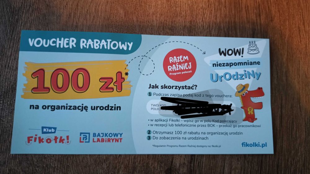 Voucher rabatowy do sali zabaw Bajkowy Labirynt CH Morena Gdańsk