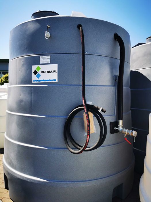 Nowy dwupłaszczowy zbiornik na paliwo ON 5000 l - Cena netto 5 800,00