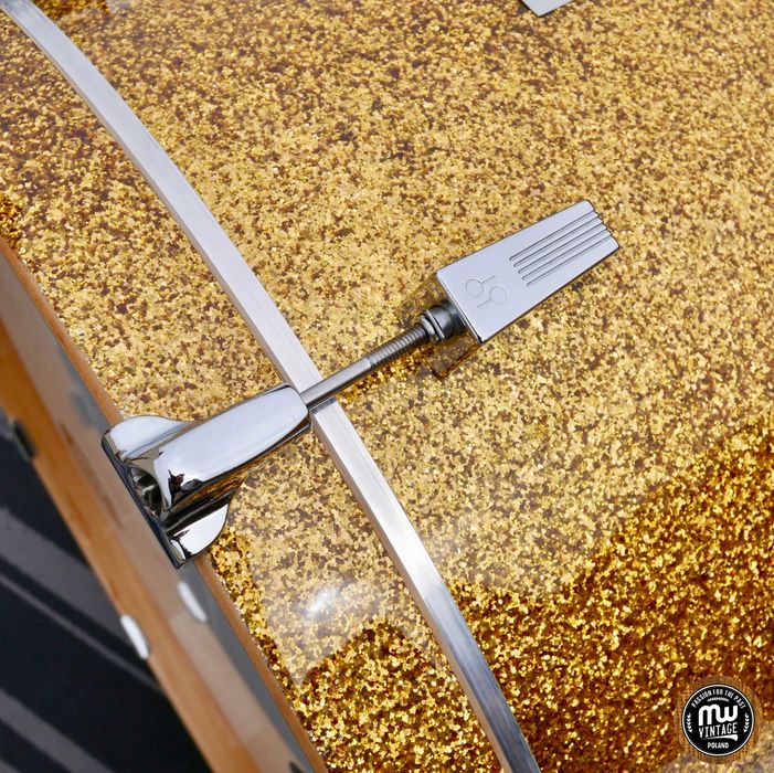 ‼️ Perkusja Sonor Phonic 22", 13", 16" Gold Sparkle Vintage ‼️