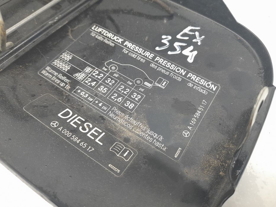 Tampa depósito combustível MERCEDES-BENZ Classe A (W169)