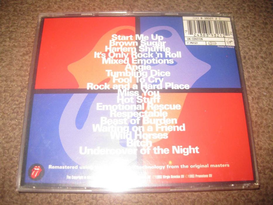 CD dos The Rolling Stones "Jump Back: The Best of" Portes Grátis!