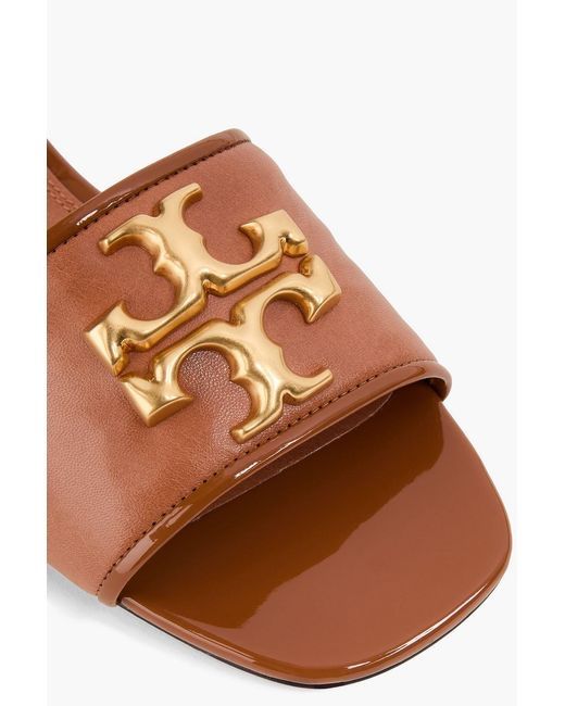 Шкіряні шльопанці Tory Burch