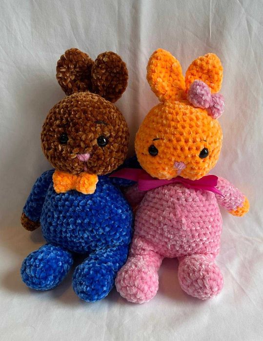 Peluches Amigurumi de crochet artesanais