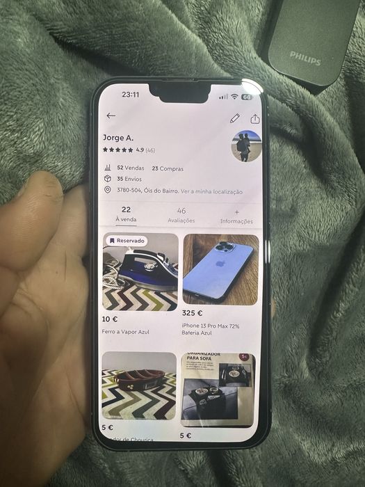 Iphone 13 Pro Maz (Como Novo) 72%