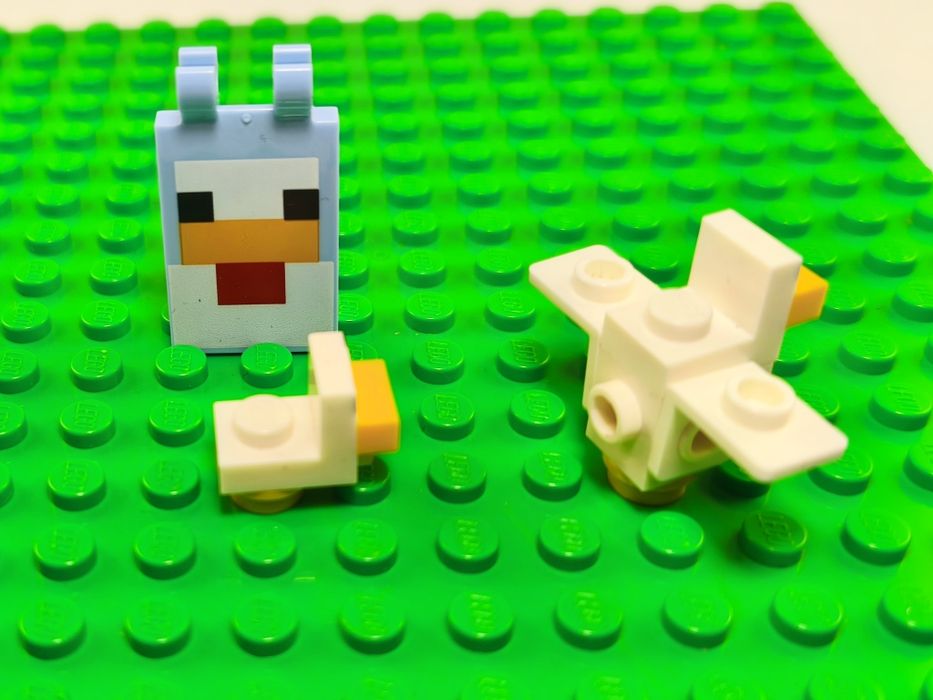 LEGO Minecraft kurczaki chicken