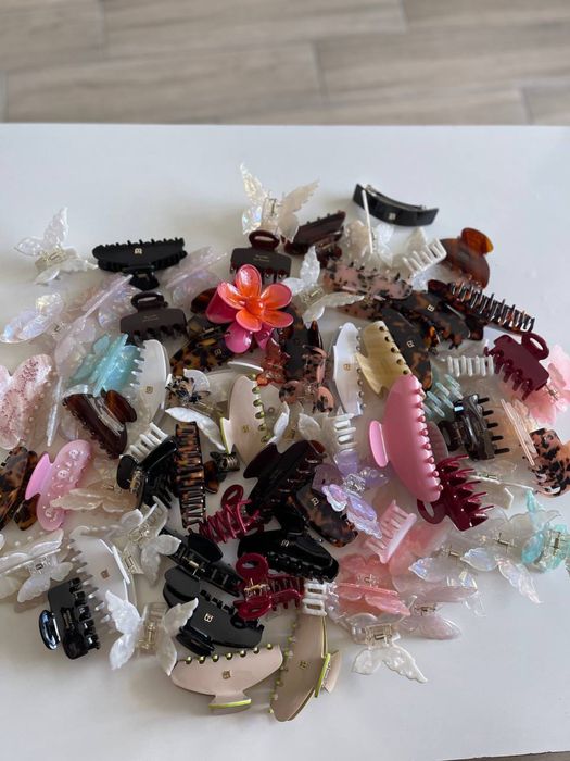 Крабики зажим зажими крабіки заколка balmain zara метелик подвійни зар