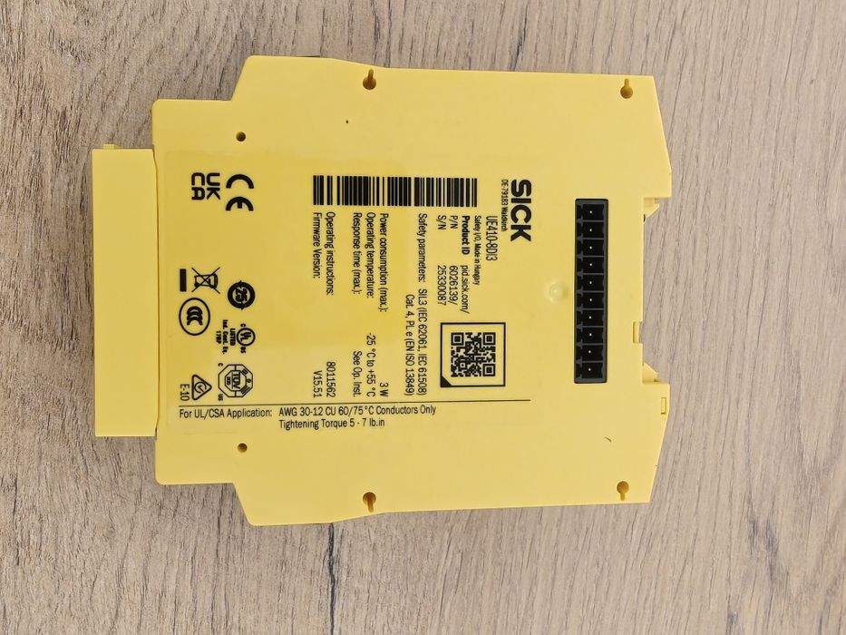 SICK moduł wejść bezpieczeństwa