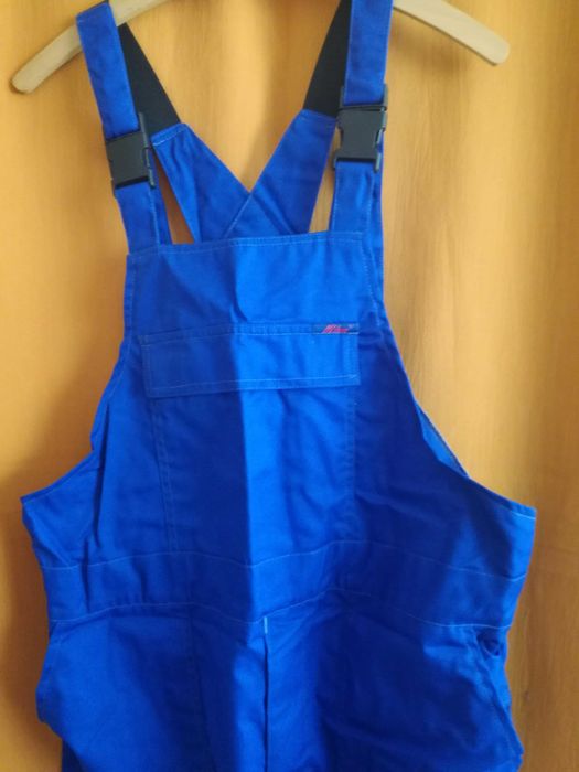 Bluza męska drelichowa i ogrodniczki męskie. Komplet