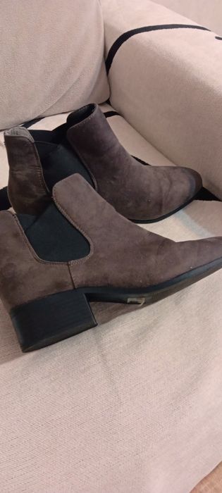 Szare botki39 wk25cm