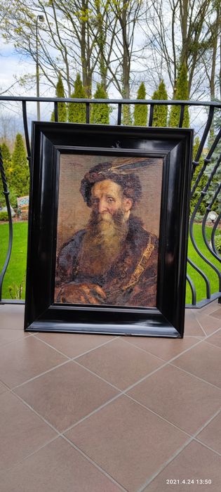 Portret mężczyzny. Autor Hans Tiel