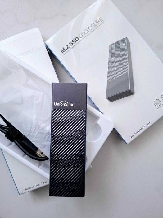 Кишеня карман зовнішня UnionSine US-S7 M.2 PCIe M&B Key+B Key алюміній