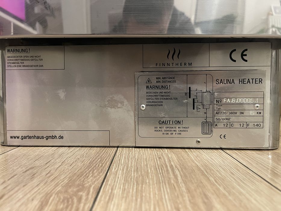 Piec do sauny Finntherm 6 kW