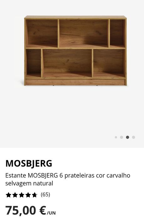 Estante nova na caixa
