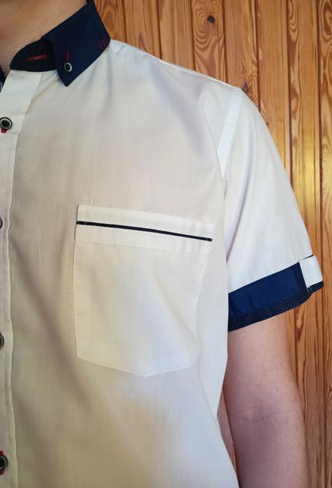 Koszula biała slim fit M   MODELY