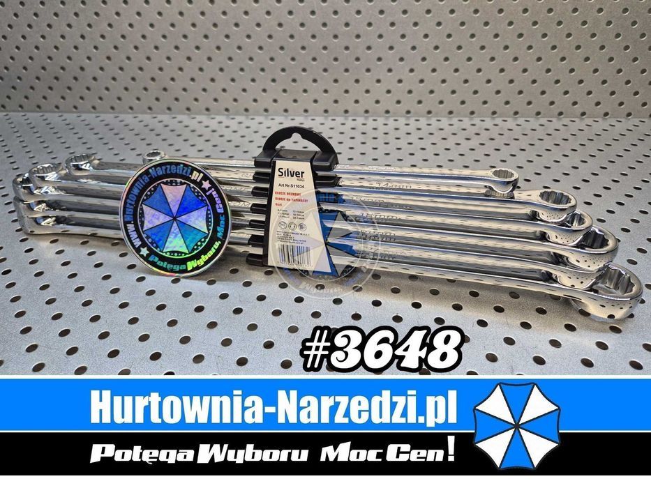 CRV Klucze oczkowe proste długie do napinaczy 8-24mm 6-szt długie klucze oczkowe proste klucze do napinaczy długi klucz oczkowy