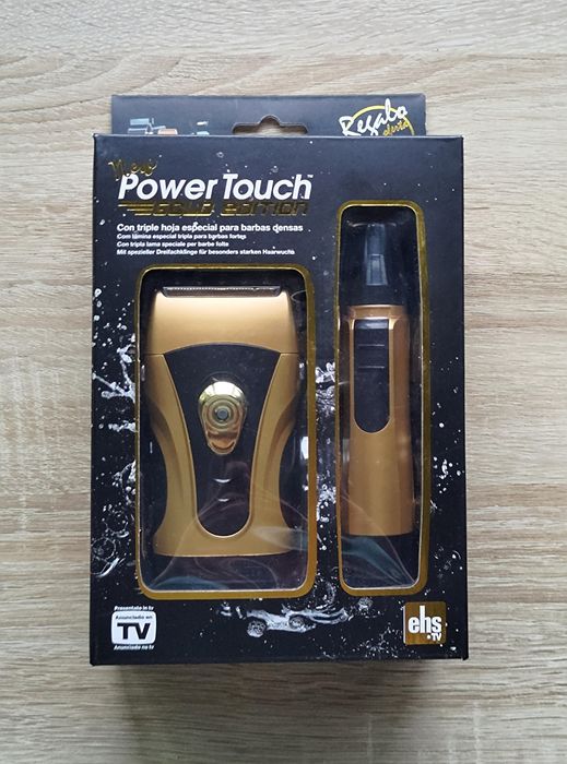 Zestaw Golarka do ciała Power Touch Gold Edition