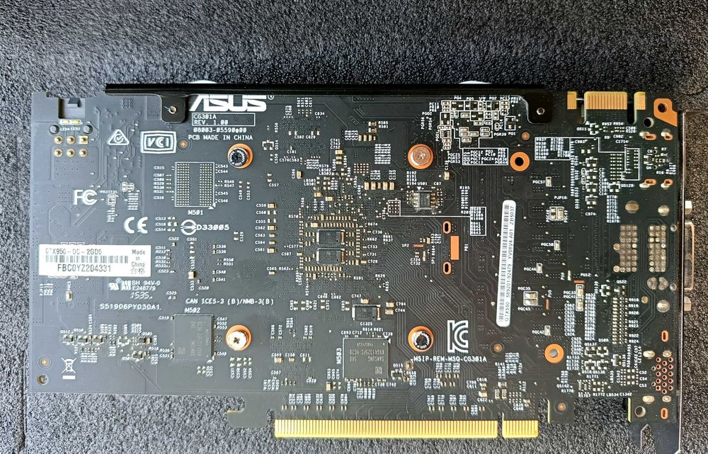 Відеокарта Nvidia Asus GTX950 Гарантія 60 днів