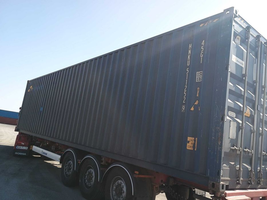 Kontener morski 40 HC, używany, magazynowy, 12metrów! Podwyższany