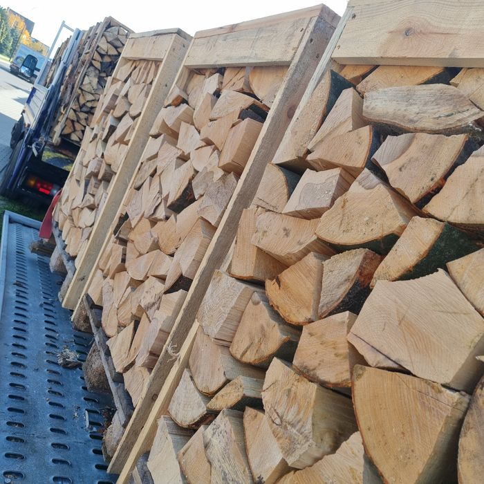 Drewno opał  buk dąb grab brzoza sosna