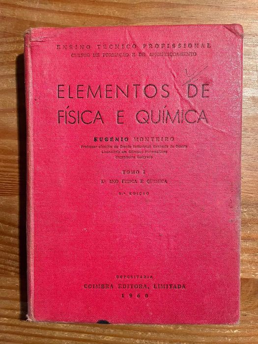 Elementos de Física e Química - Eugénio Monteiro (portes grátis)