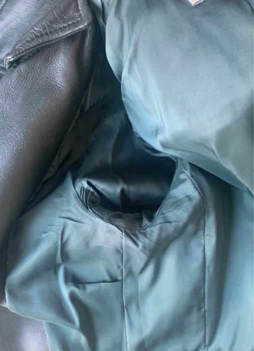 Kurtka skórzana Versace