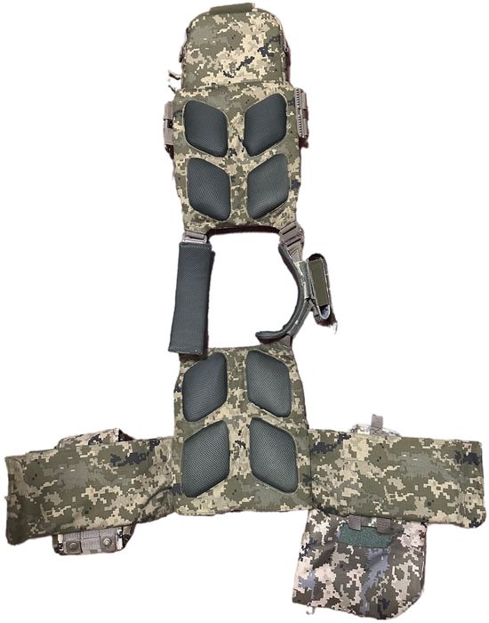 Плитоноска бронежилет з підсумками ММ14/Мультикам / нова / жилет ЗСУ