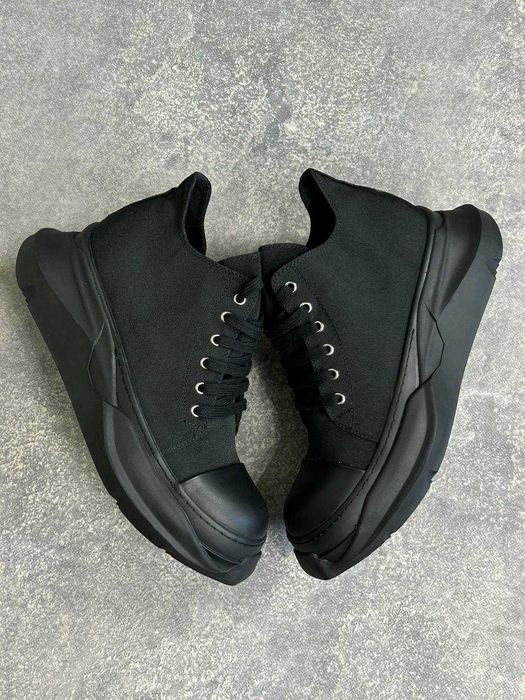 Rick Owens DRKSHDW Abstract Ramones jumbo lace laces кеди кросівки