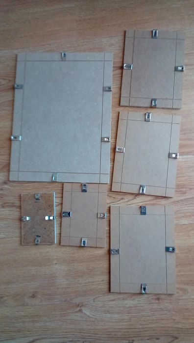 10 EUROS Lote de 6 molduras clipe novas, várias medidas = em BEJA