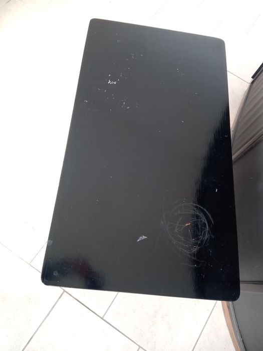 Mesa de Centro (madeira maciça) pintada preto