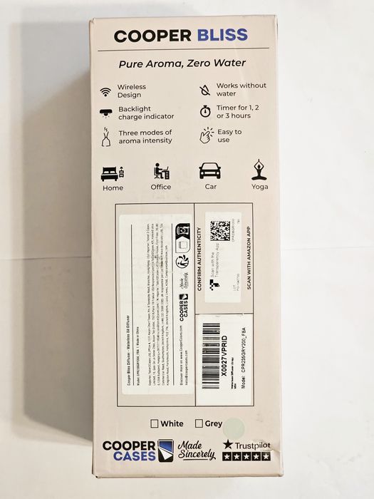 Аромадіфузор ефірних масел COOPER BLISS