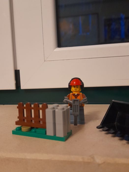 Lego de trator de construção