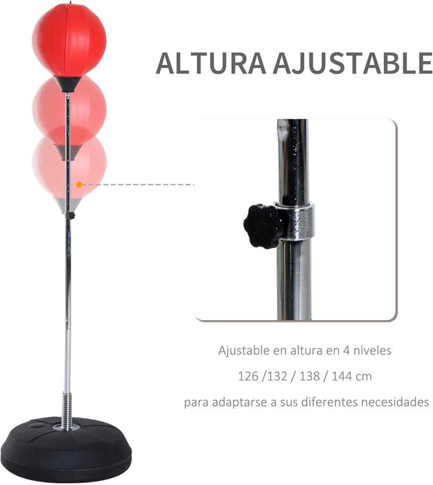 Bola de Boxe com Luvas