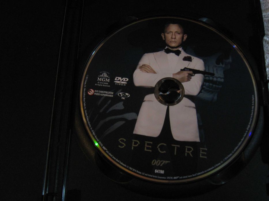 Film DVD James Bond 007: Spectre 2015 Daniel Craig Polski Lektor