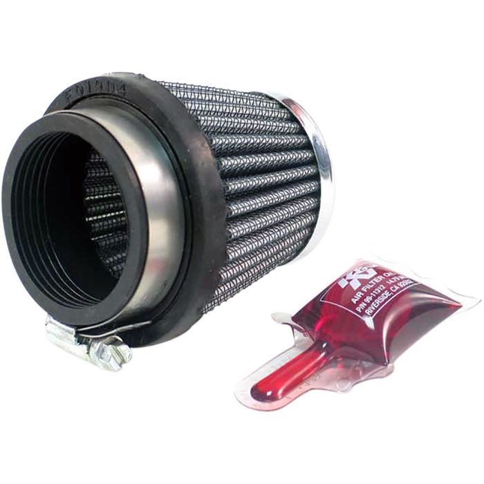 filtro de ar desportivo k&amp;n clamp-on 49mm rc-2500