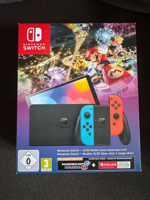 Nintendo Switch Oled + Mario Kart 8 Deluxe