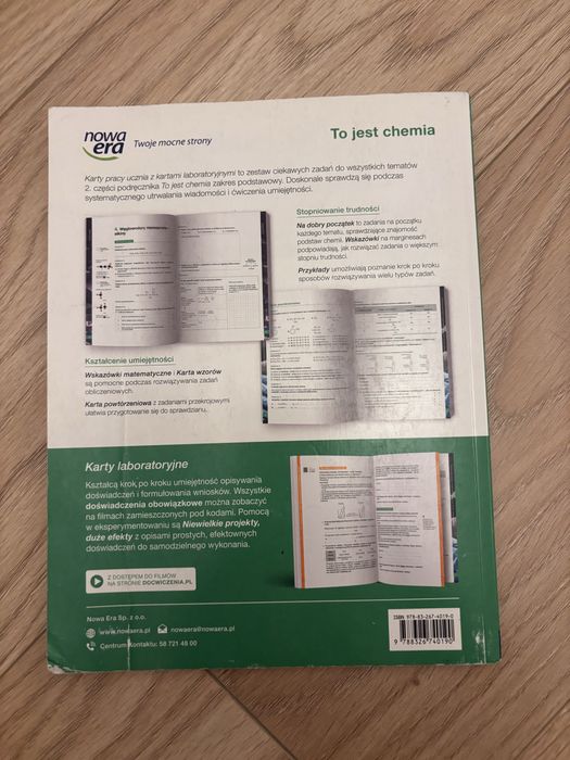 To jest chemia karty wzorów nowa era klasa 2