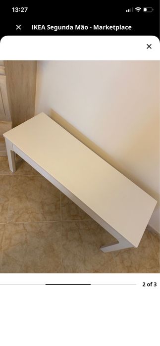 Banco ikea branco