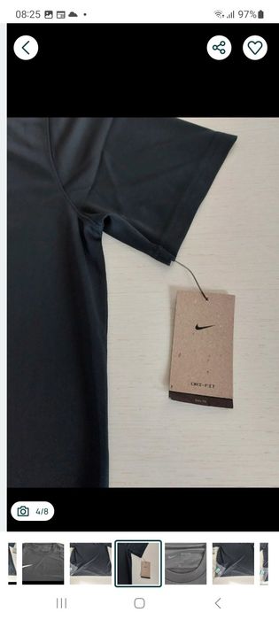 T-shirt  XL Nike czarna nowa
