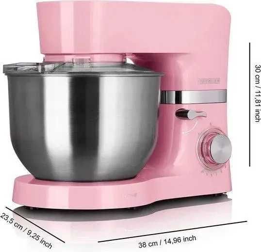 Новий планетарний міксер тістоміс Heinrich's HKM 6278 Rose 6л
