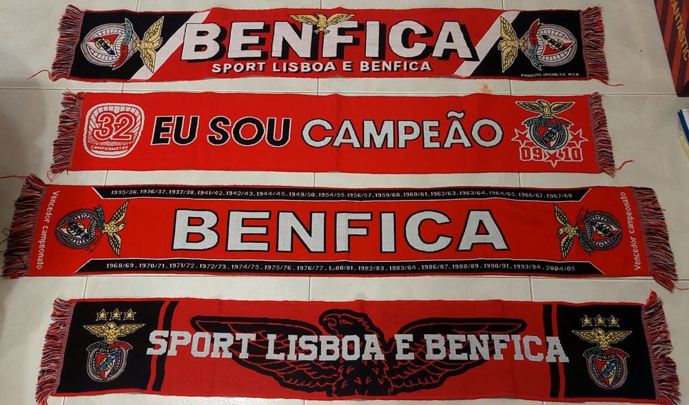 4 Cachecois do Benfica